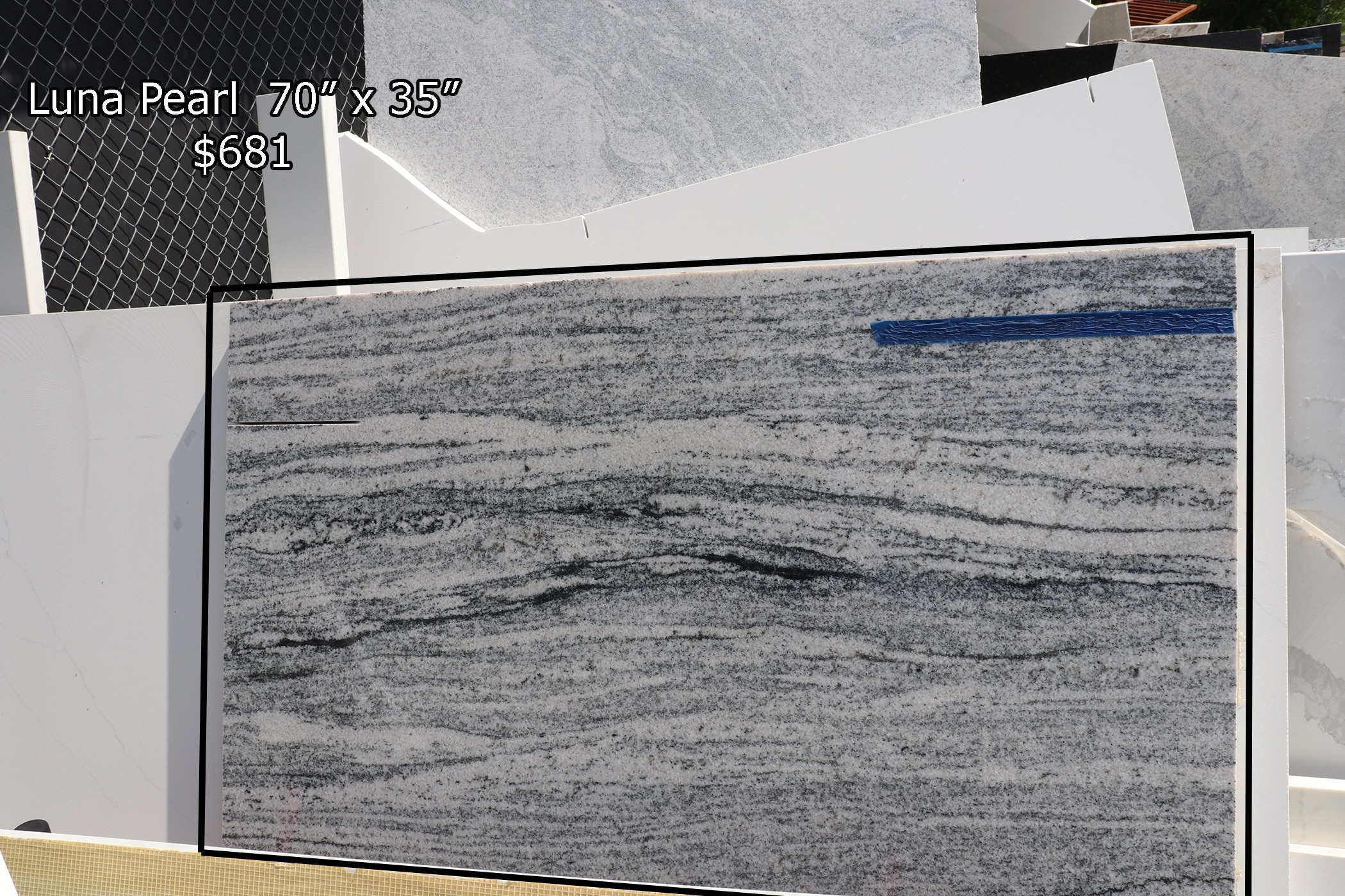 Granite countertops Granite Empire Cincinnati Luna Pearl