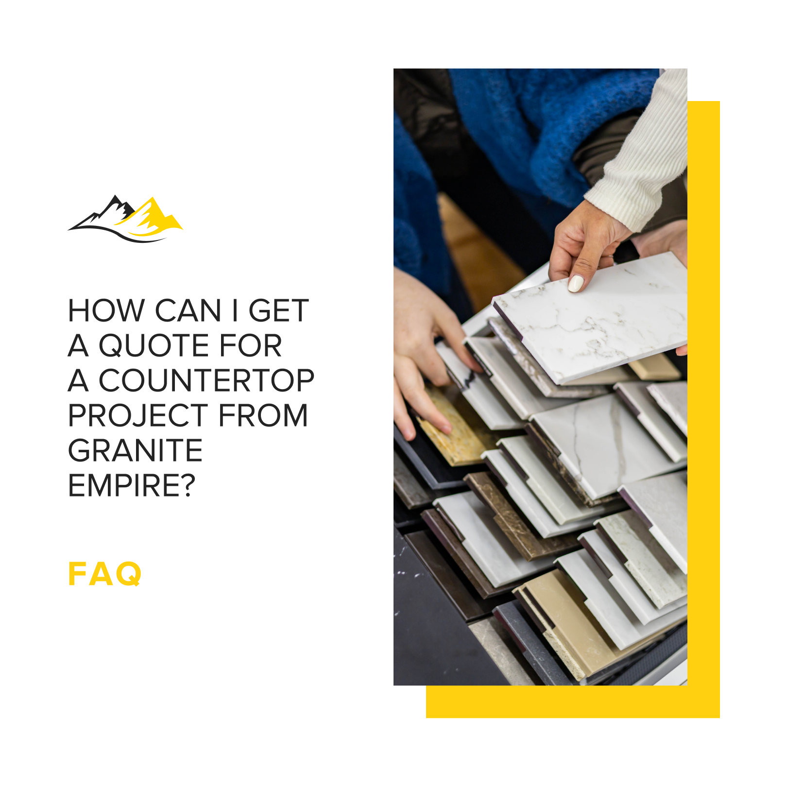 From Idea to Installation: How to Begin Your Journey with Granite Empire